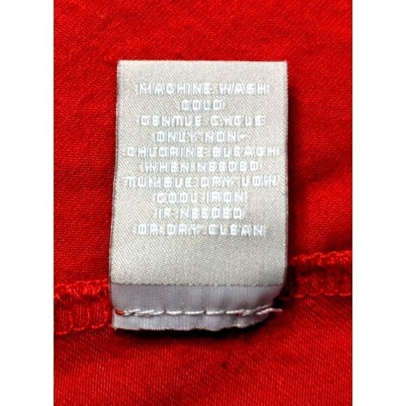 JOAN VASS Tomato Red Sleeveless Swing Tank A-line Mini Dress Tunic Size XS - Picture 4 of 6